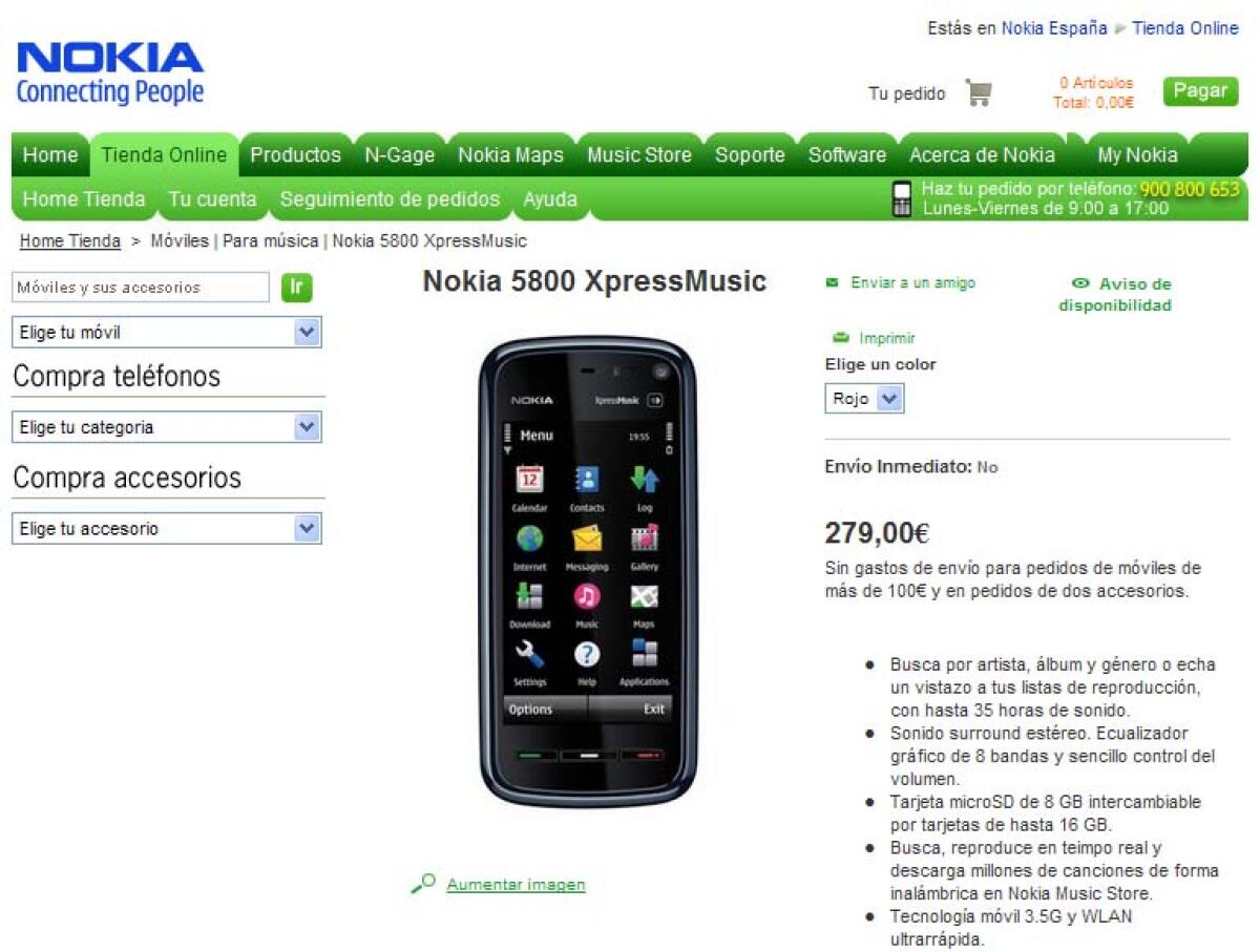 Nokia 5800: in Italia a 330€! - Aggiornamento - 