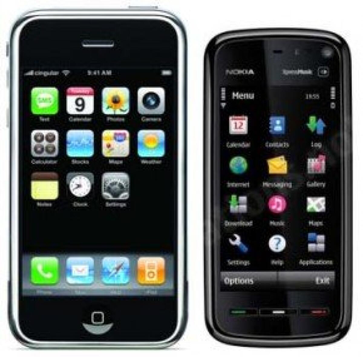 iPhone 3G VS Nokia 5800 - 