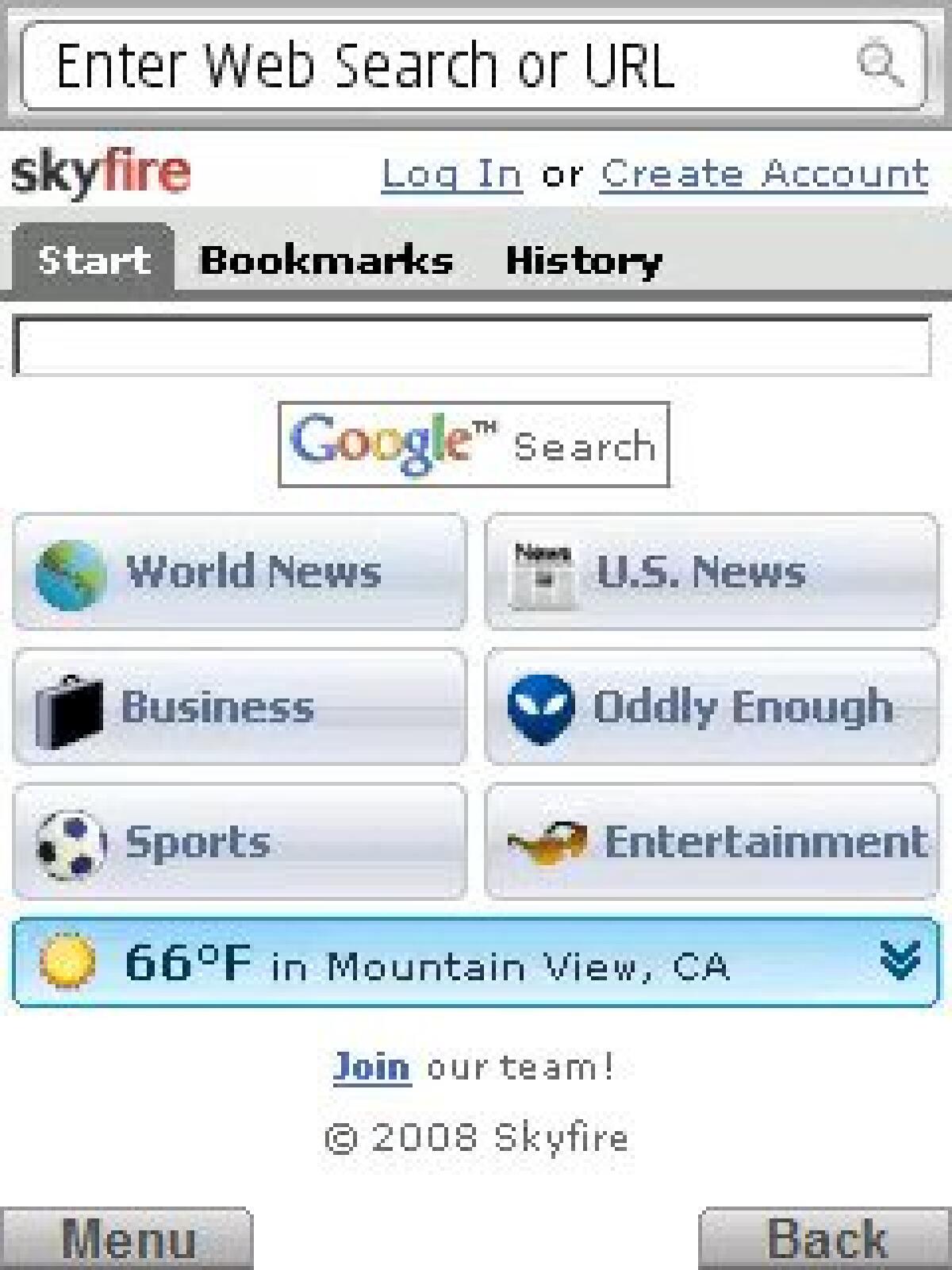 SkyFire: Update v 0.85 beta - 