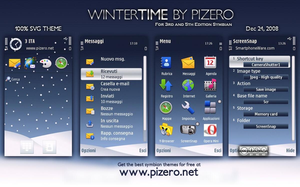 WinterTime: primo tema per 5800 by PiZero - 