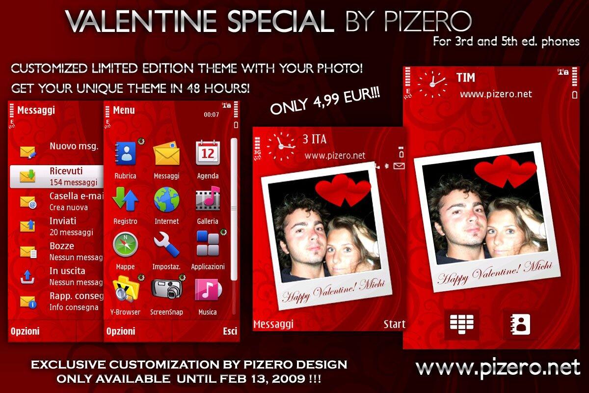 Valentine by PiZero: tema personalizzato! - 