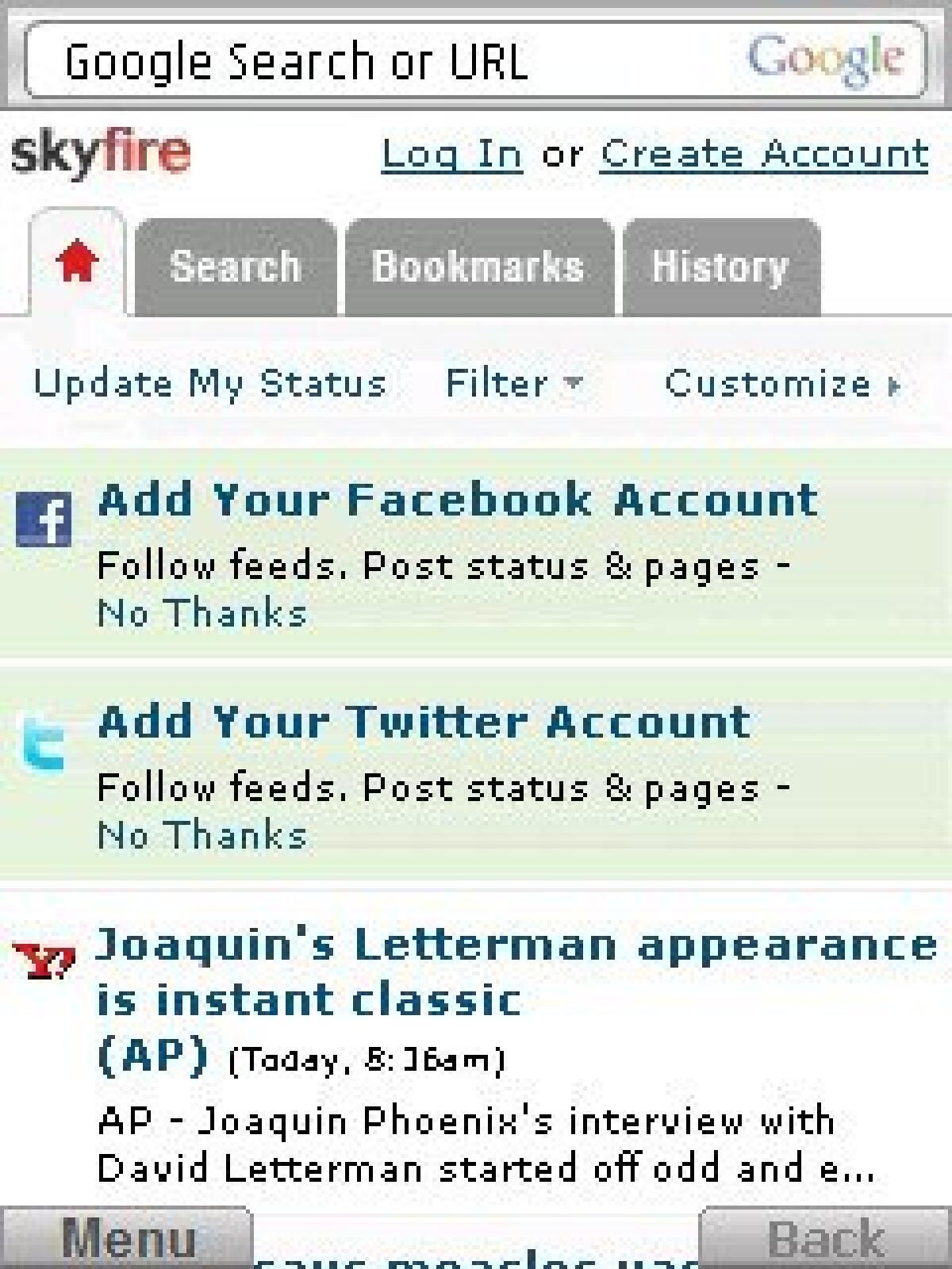 SkyFire: aggiornamento alla versione 0.90 - 