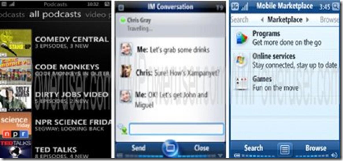 Windows Mobile 7: altri screenshot - 
