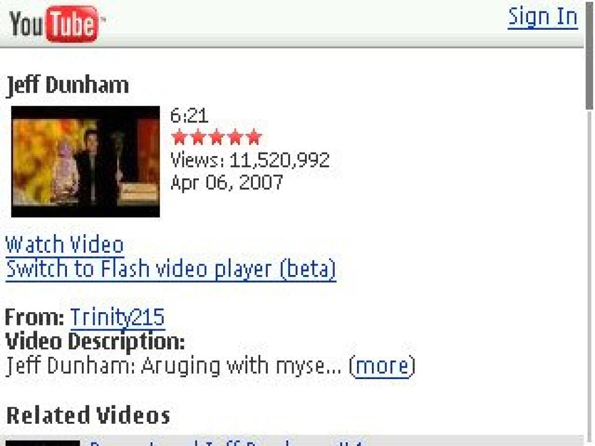 YouTube: da oggi il supporto per dispositivi mobili - 