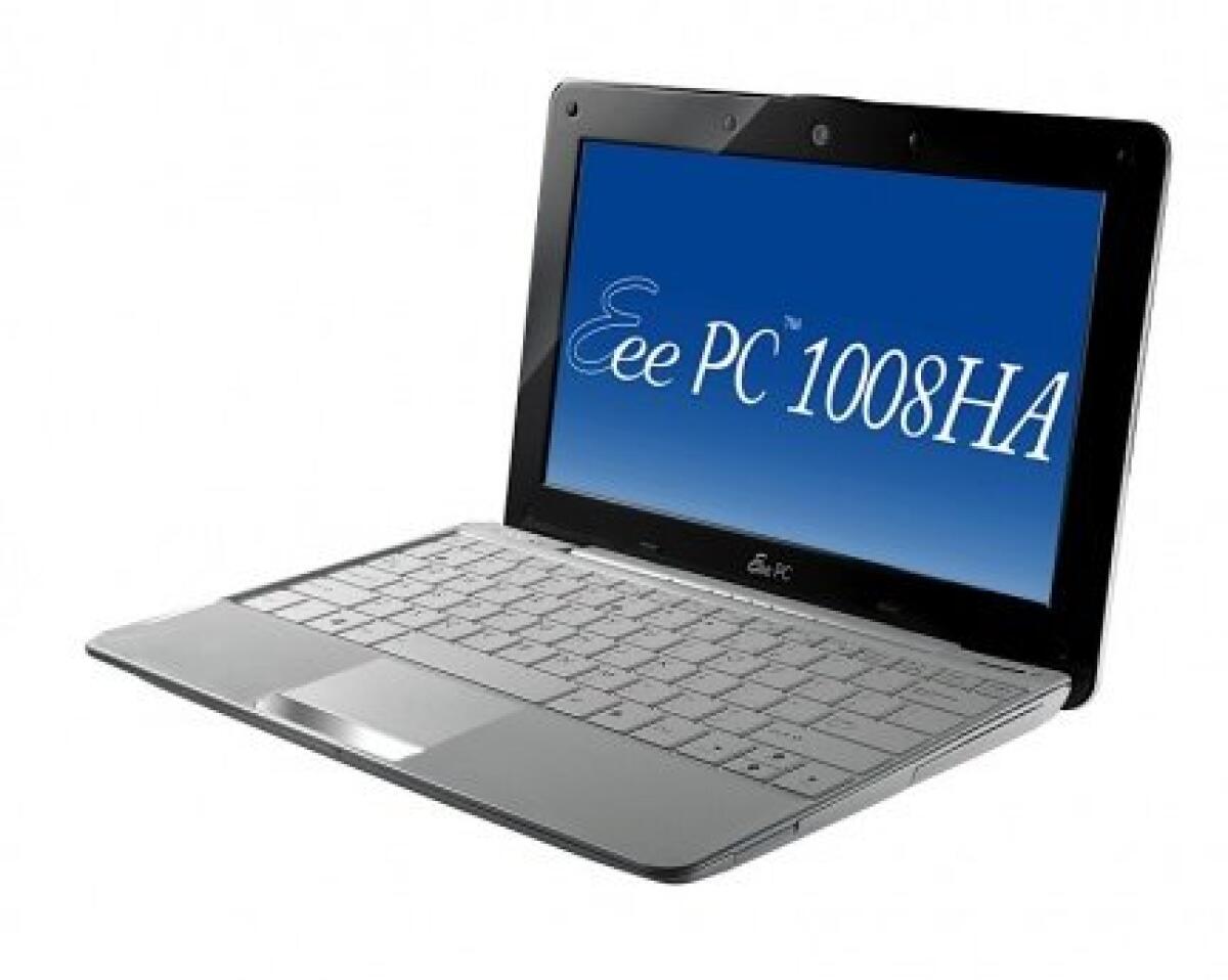 Asus Eee PC 1008HA: notebook supersottile da Asus - 