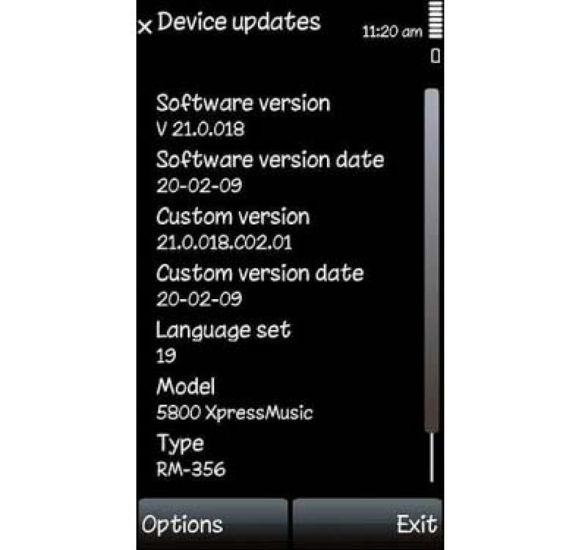 Nokia 5800 XM: nuovo firmware 21.0.018 in arrivo - 