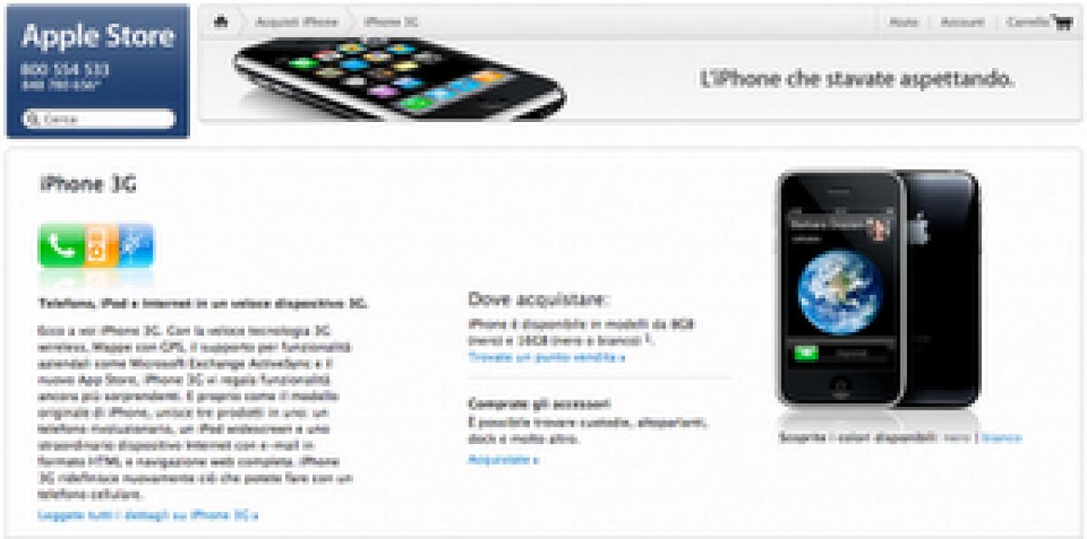 iPhone 3G: in arrivo a prezzo ribassato?? - 
