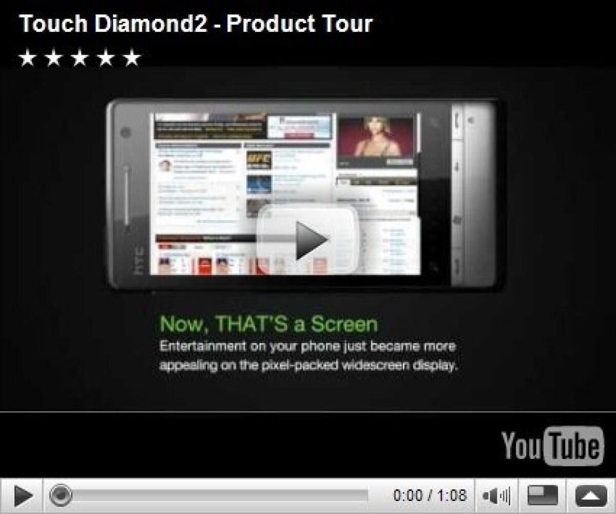 Video dimostrativo di HTC Touch Diamond 2 - 