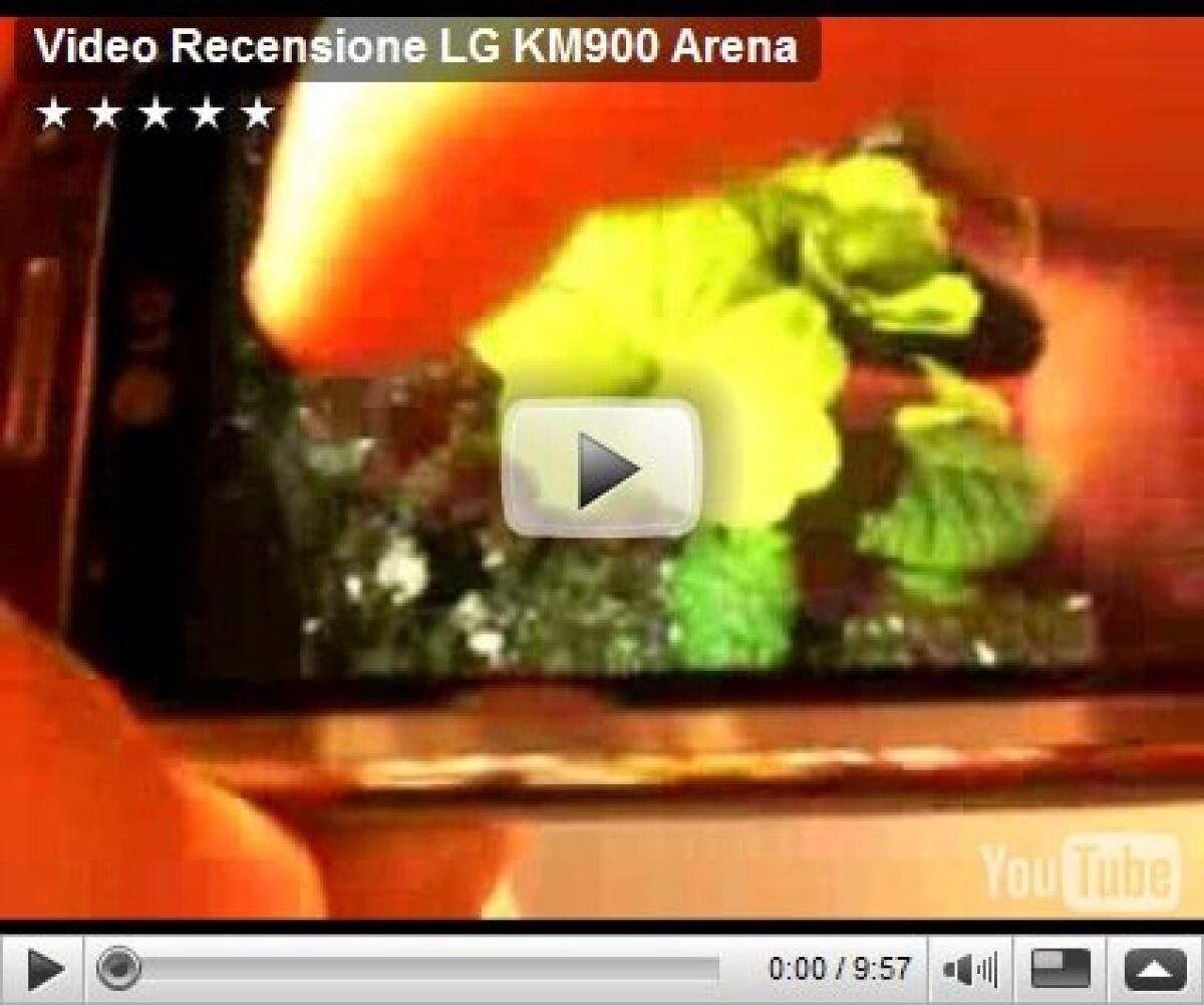 LG KM900 Arena: videorecensione - 