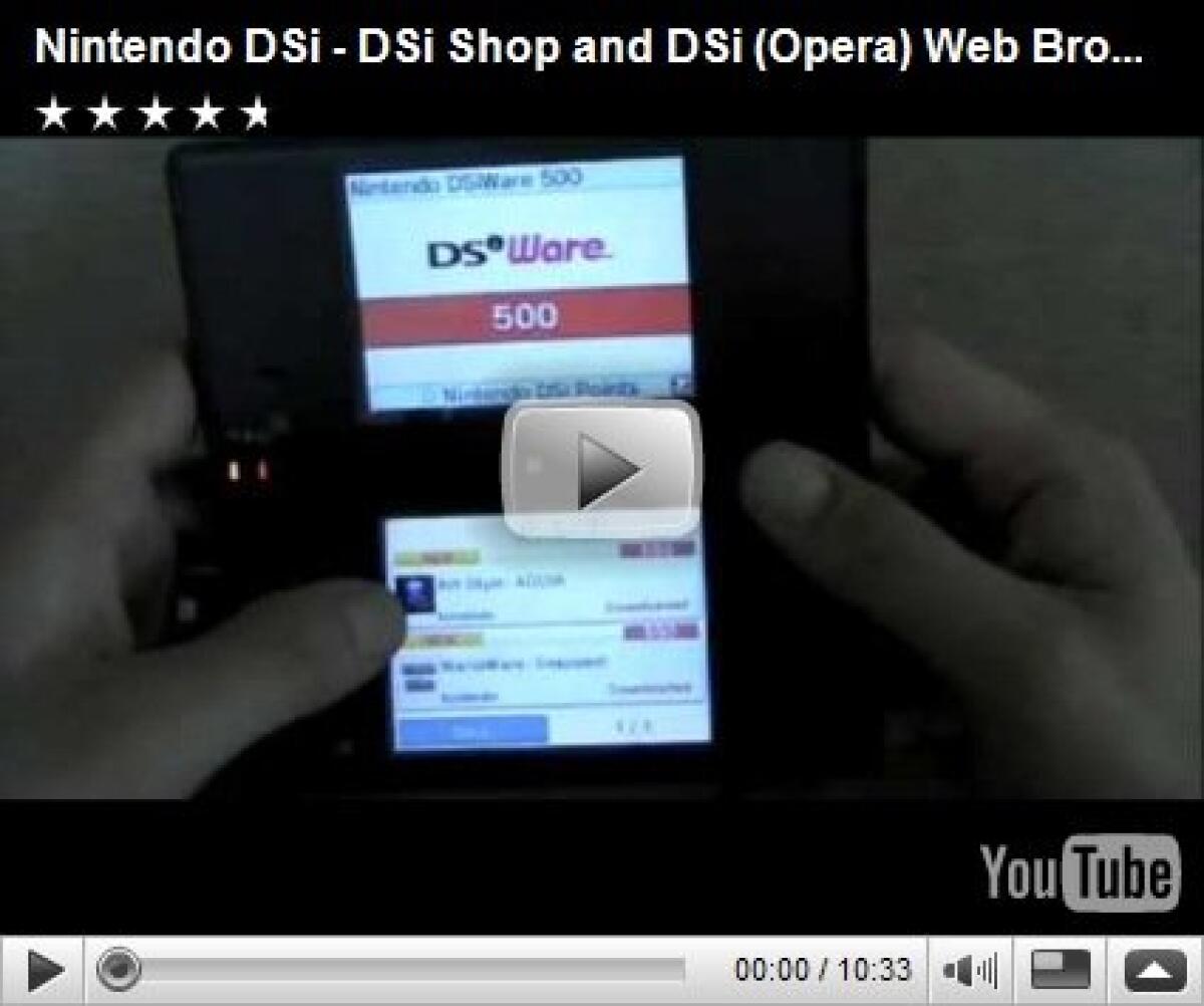 Nintendo Dsi: video che ne mostra il funzionamento - 