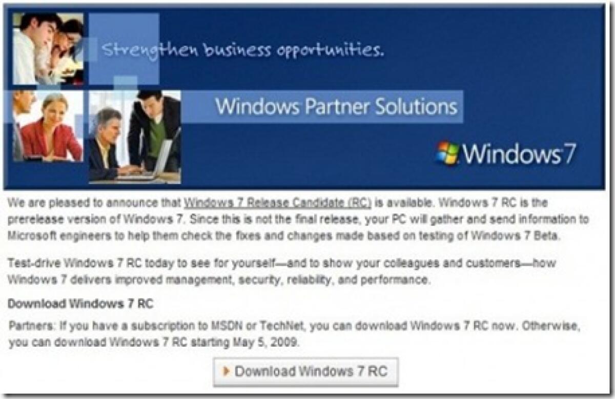 Windows 7 RC1 arriverà il 5 maggio! - 