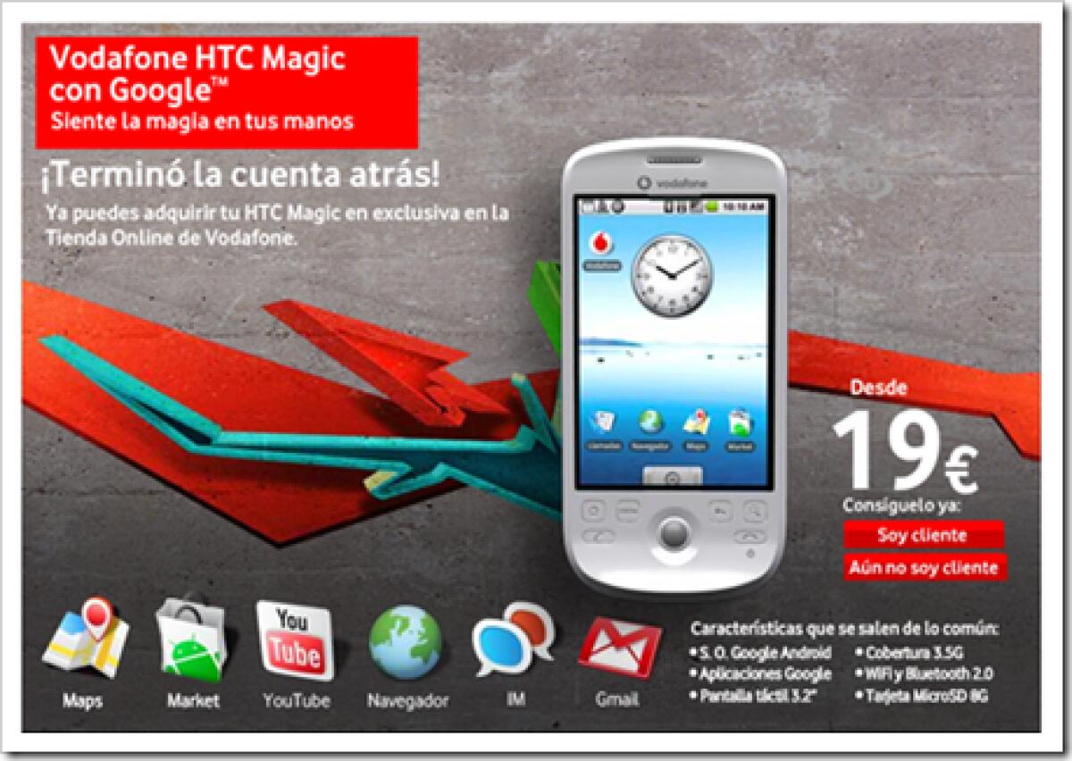 HTC Magic: disponibile in Spagna - 