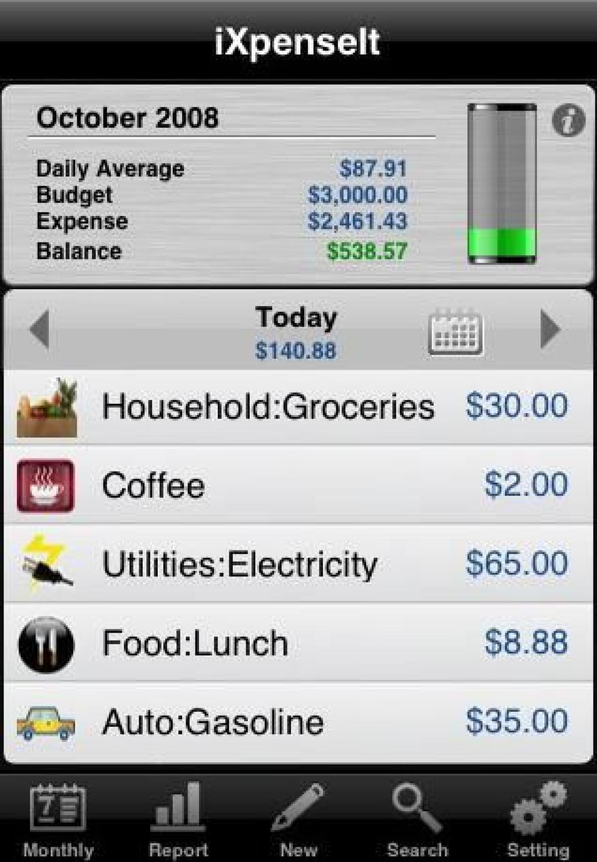 iXpenseit: gestire le spese quotidiane su iPhone - 