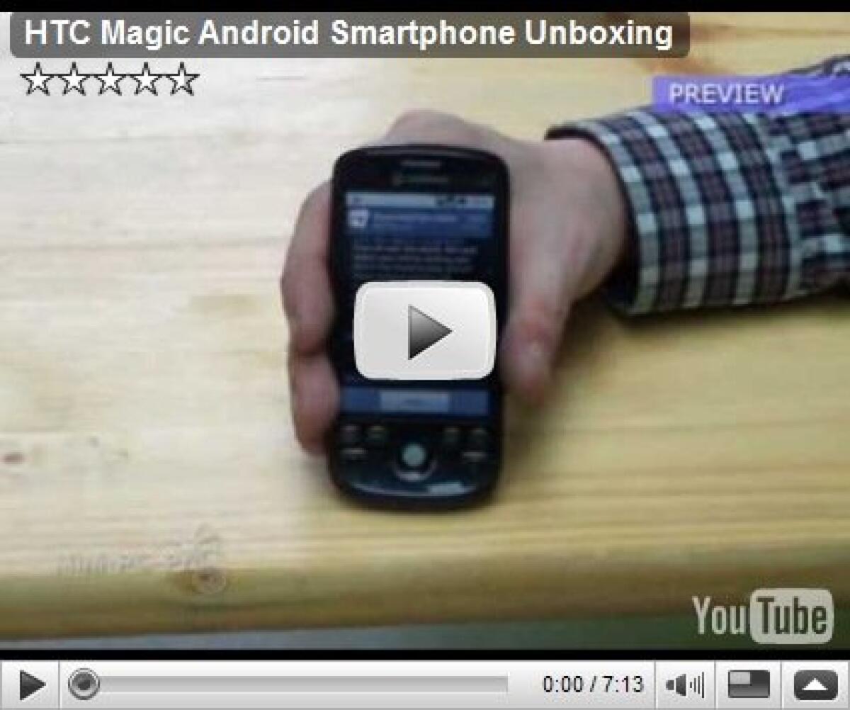 HTC Magic: video unboxing - 
