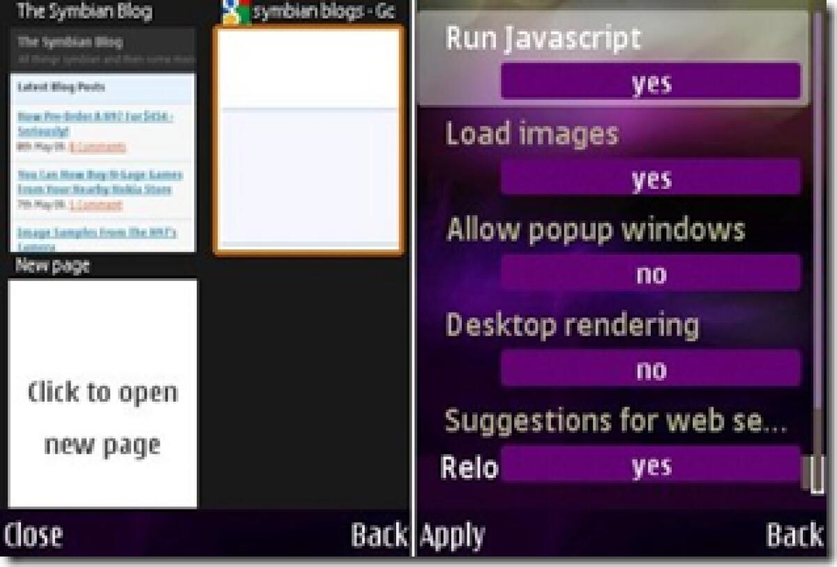 Ozone: nuovo browser per Symbian S60 V3 - 