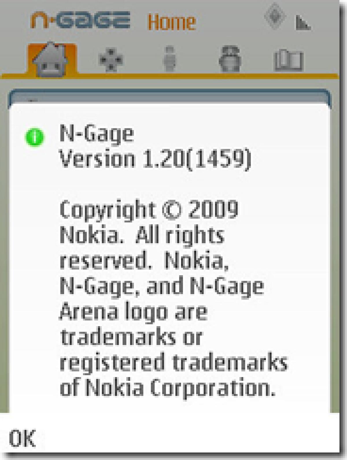 N-Gage si aggiorna alla versione 1.2.1459 - 