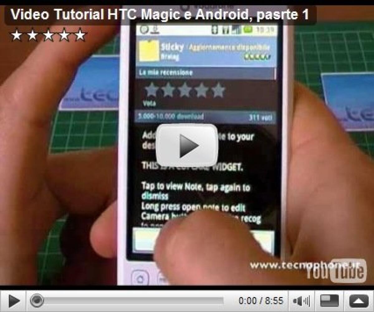 Istruzioni di Base per Android: video-tutorial - 