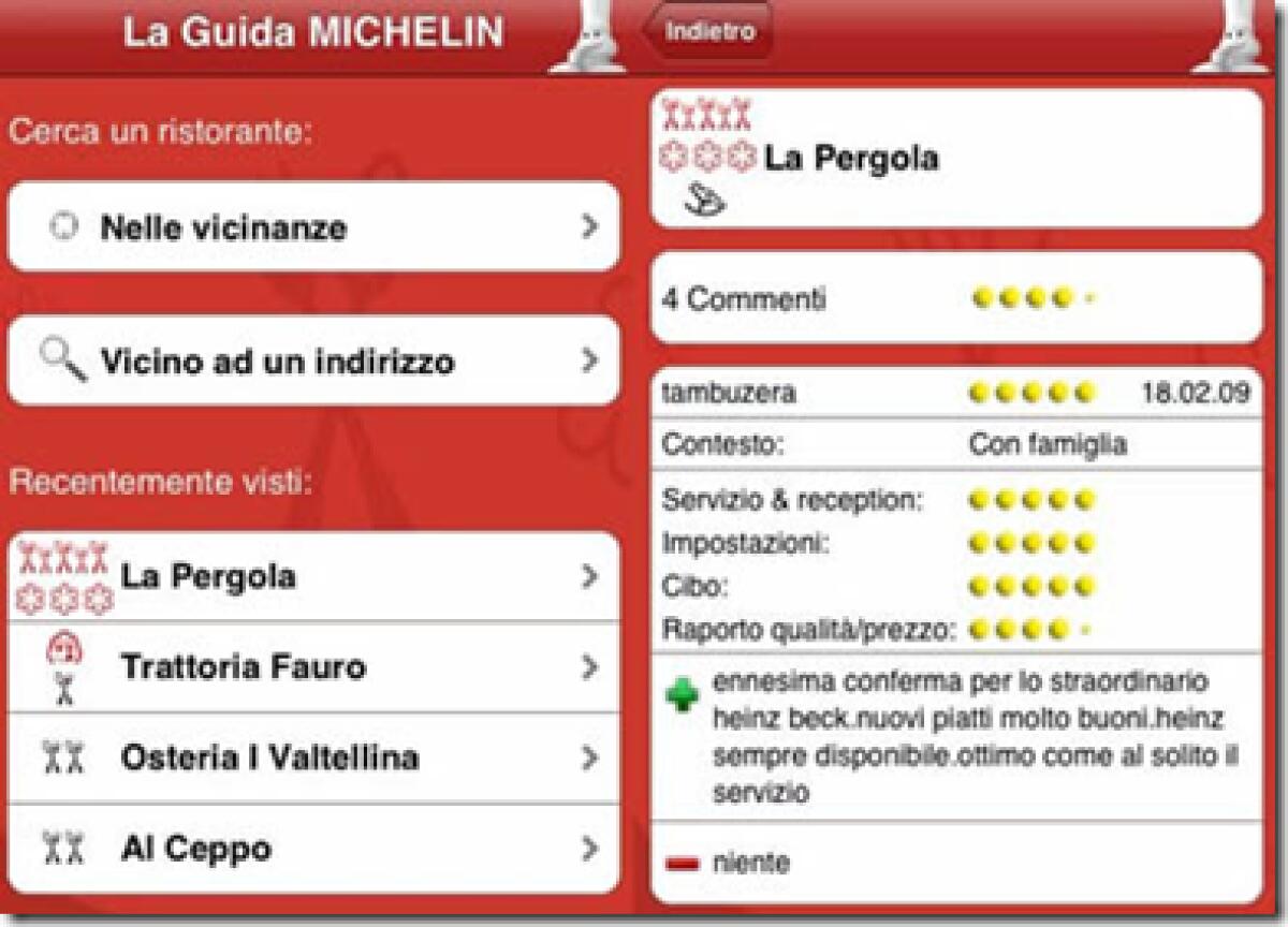 Guida Michelin anche per iPhone - 