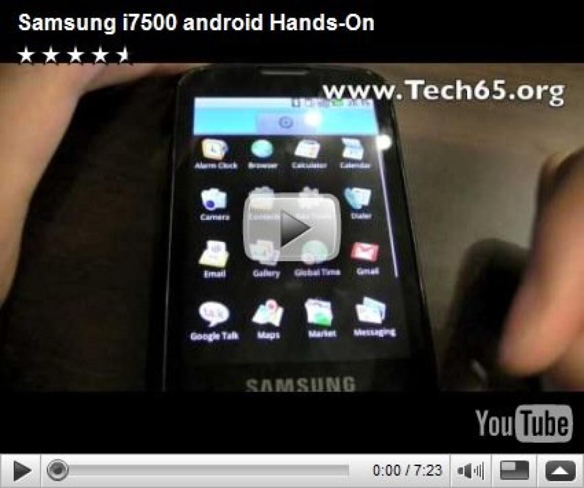 Samsung i7500: nuovo video in action - 