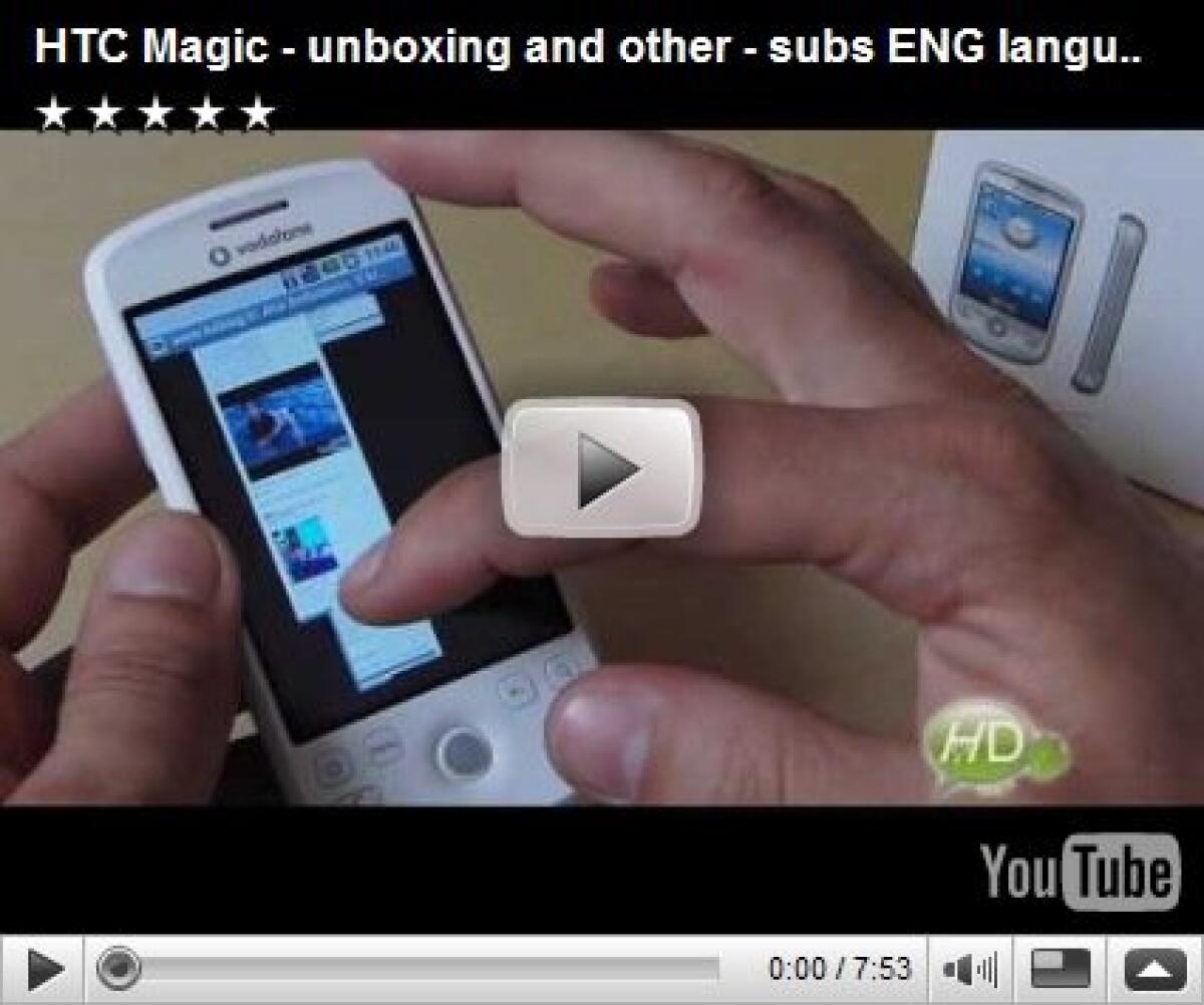 HTC Magic: videorecensione by HDBlog.it - 