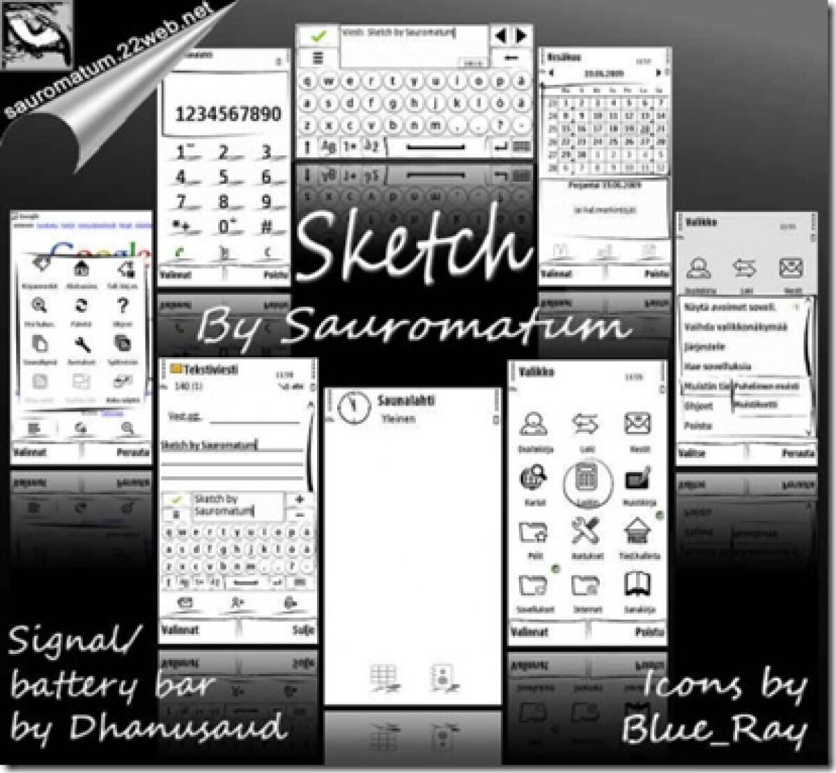 Sketch By Sauromatum – Temi 5800, N97 e Omnia HD - 