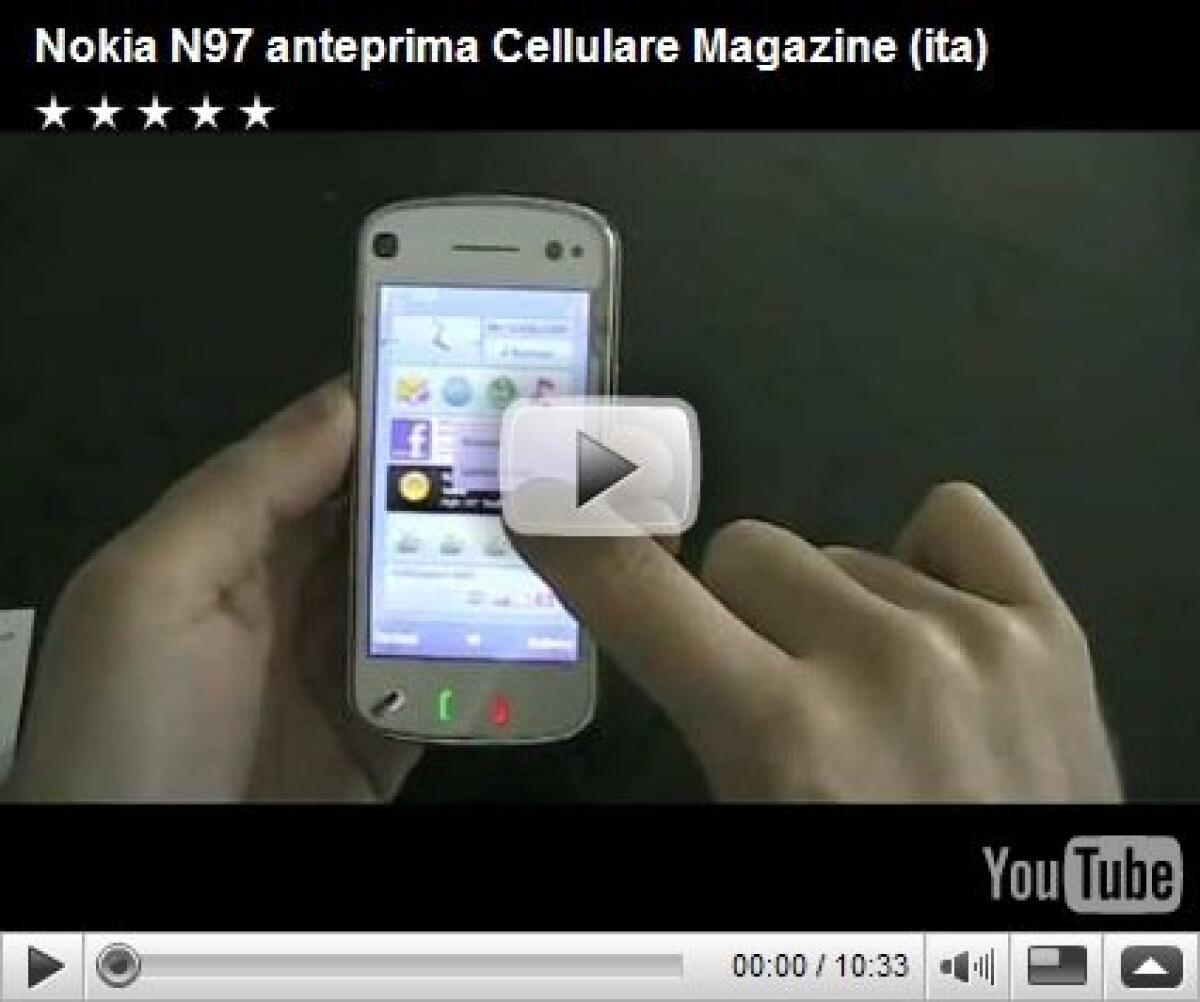 Nokia N97: video anteprima in italiano - 