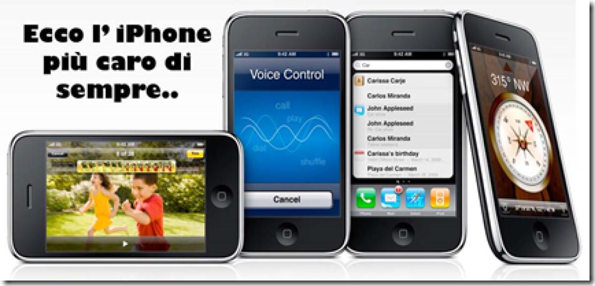 iPhone 3Gs: ecco i prezzi di Vodafone in abbonamento - 