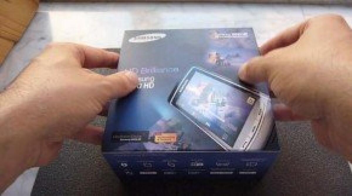Samsung Omnia HD: unboxing in HD - 