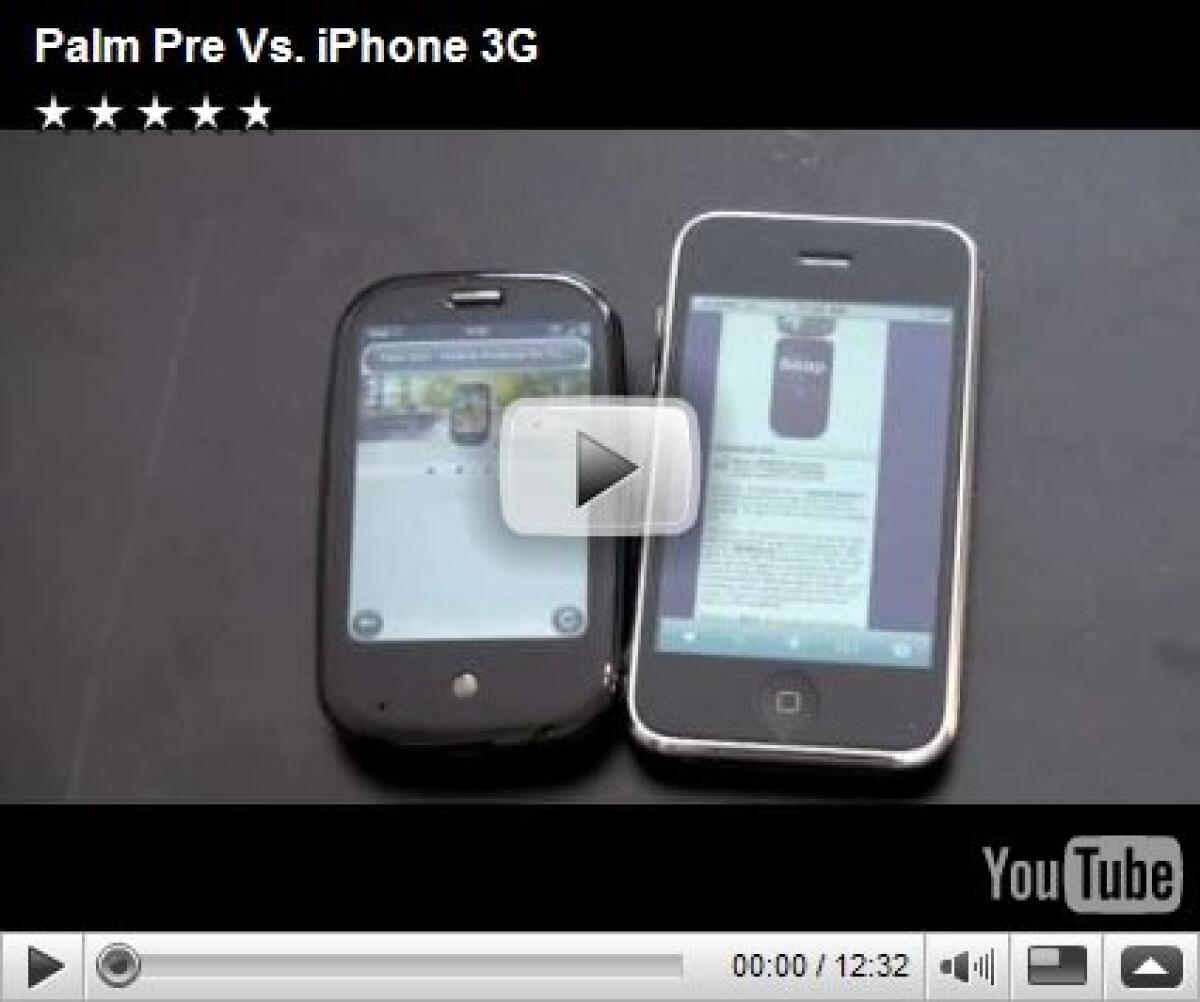 Confronto tra Palm Pre e iPhone 3G - 