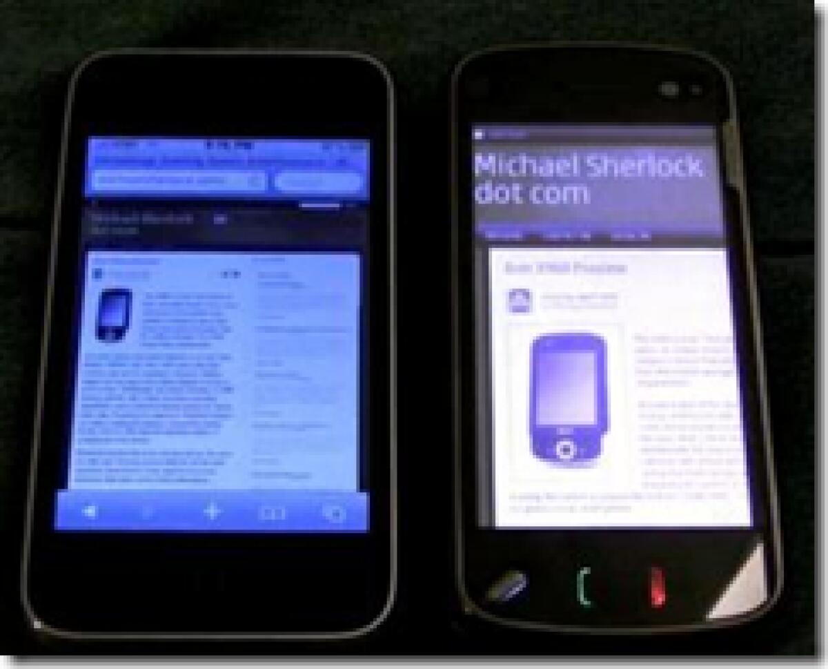 Meglio N97 o iPhone 3Gs: confronto tra Browser internet - 