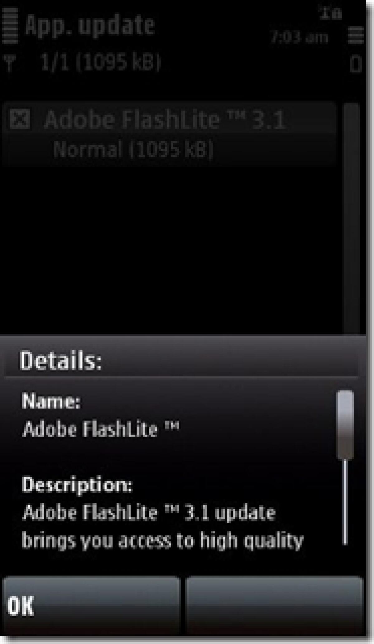 FlashLite 3.1.3 per Nokia 5800 - 