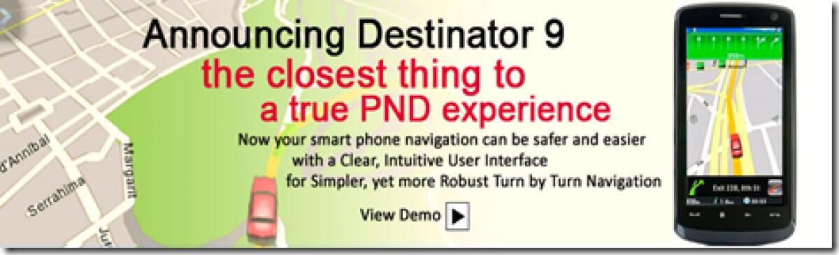 Navigatore satellitare Destinator 9 per Android - 
