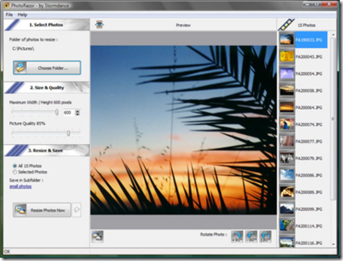 Photo Razor: come ridimensionare le nostre immagini - 