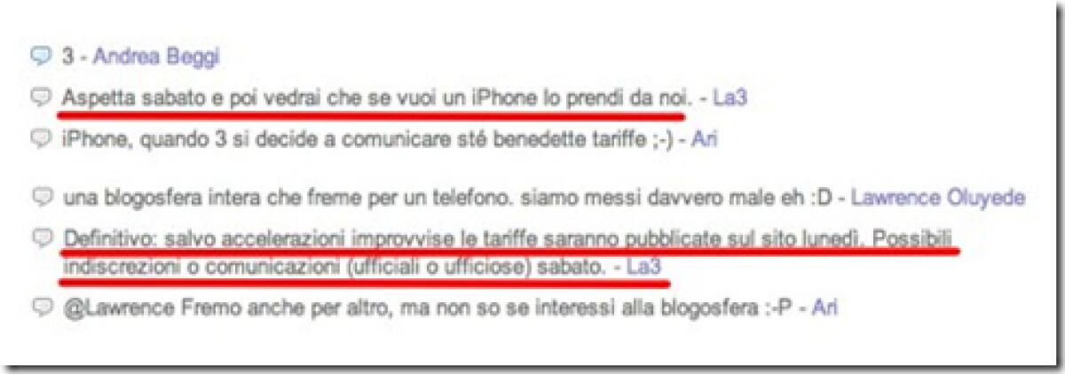 3 Italia: Sabato o Lunedi le tariffe per iPhone 3Gs - 