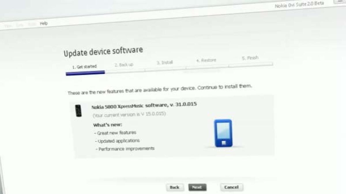 In Arrivo Firmware 31.0.015 per Nokia 5800 - 
