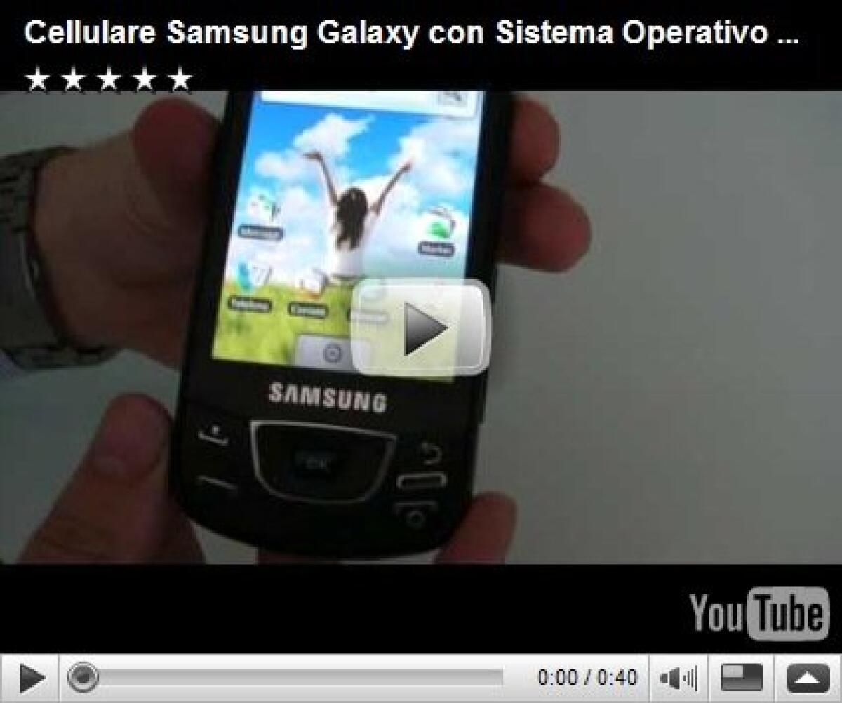 Samsung Galaxy: video in action - 