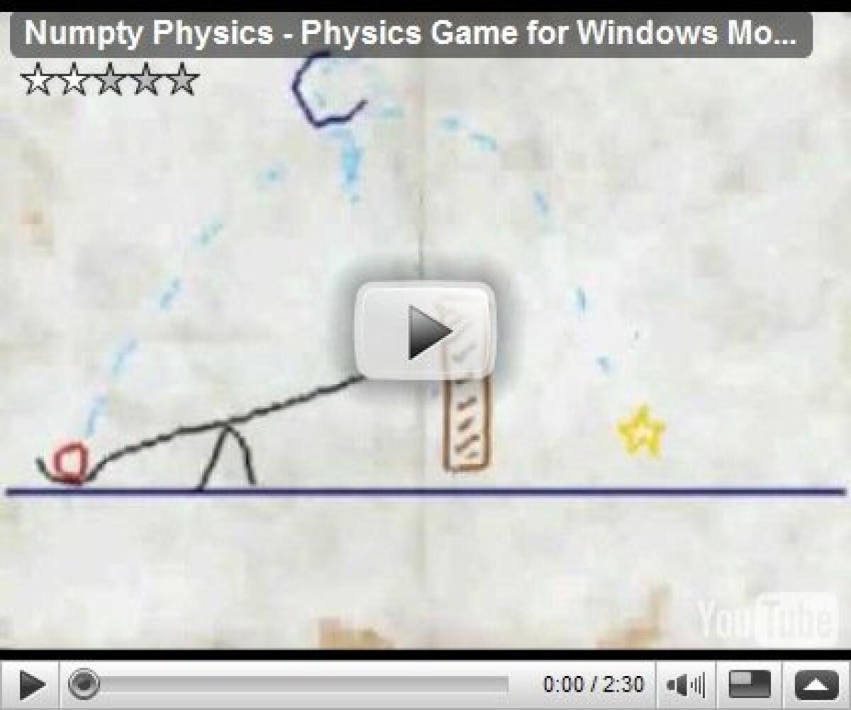 Numpty Physics: giochiamo con la fisica su Windows Mobile - 