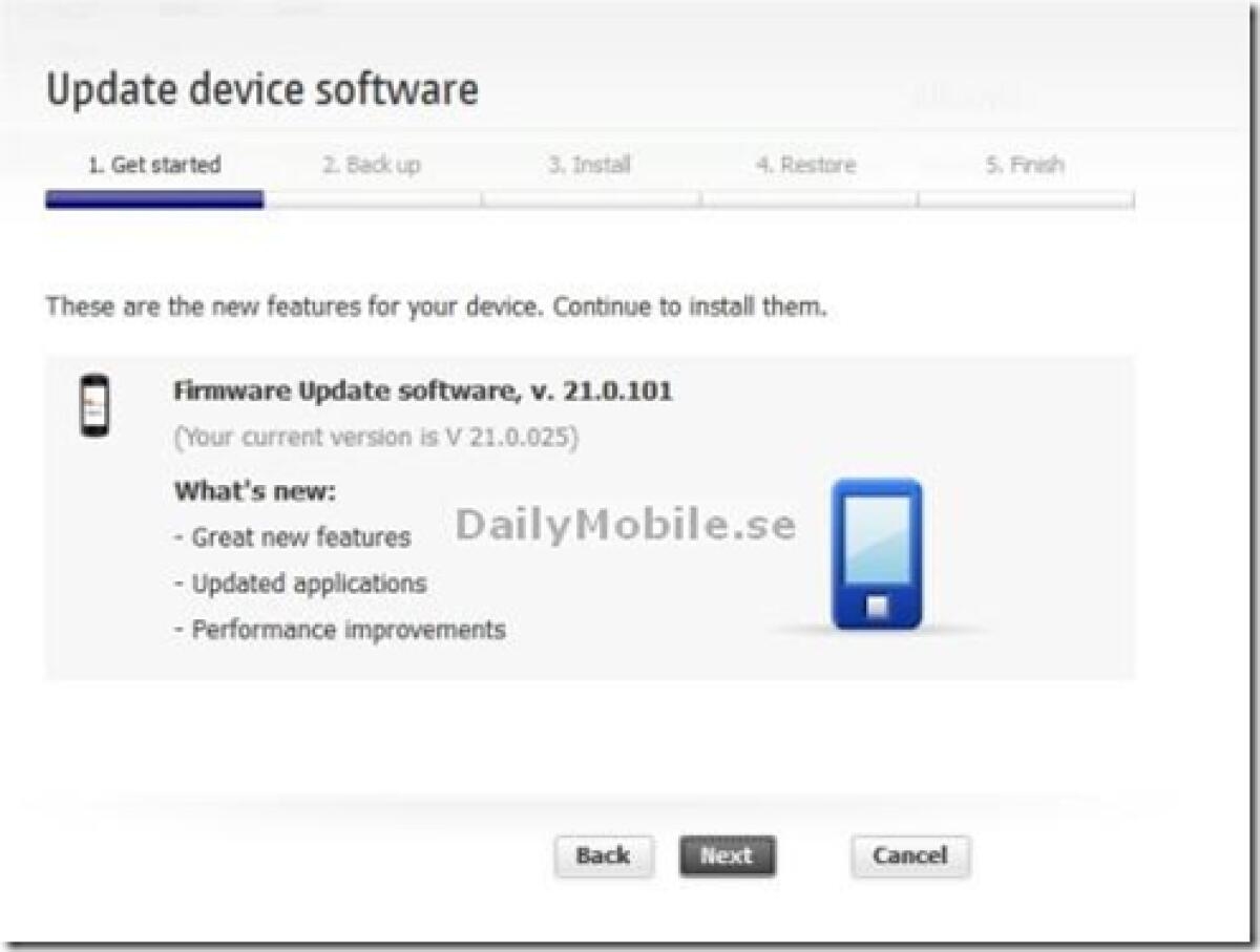Nuovo firmware per Nokia 5800: 21.0.101 – Aggiornato - 
