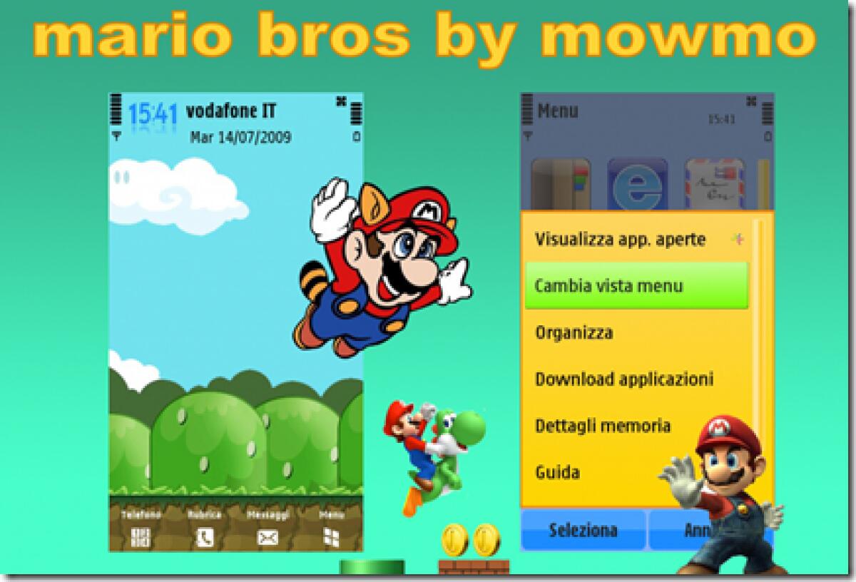 Tema Mario Bros by mowmo – Temi Symbian - 