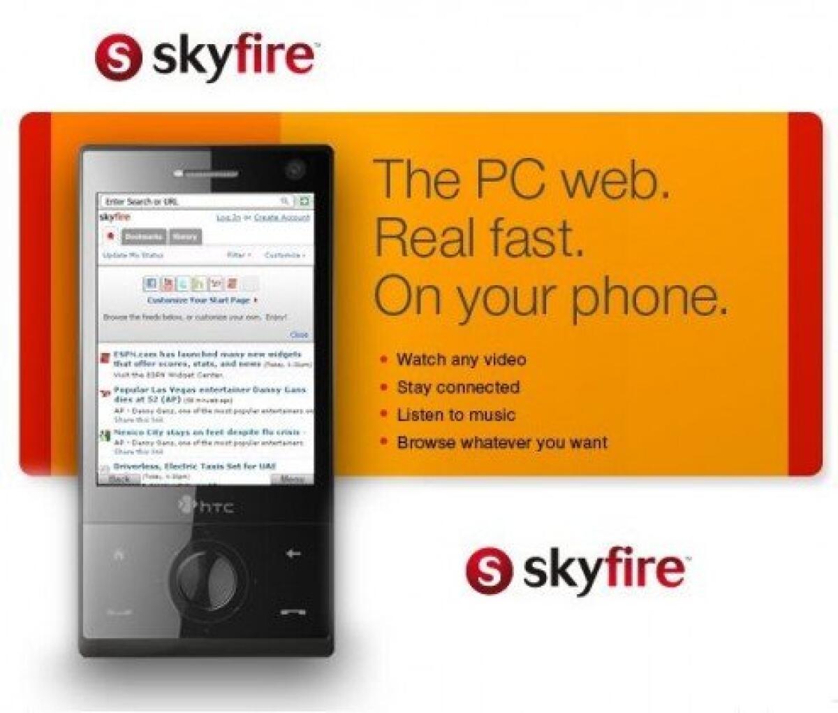 SkyFire: update per Symbian e Windows Mobile - 