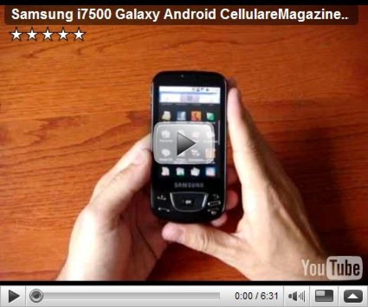 Samsung Galaxy: videorecensione by Cellulare-Magazine.it - 