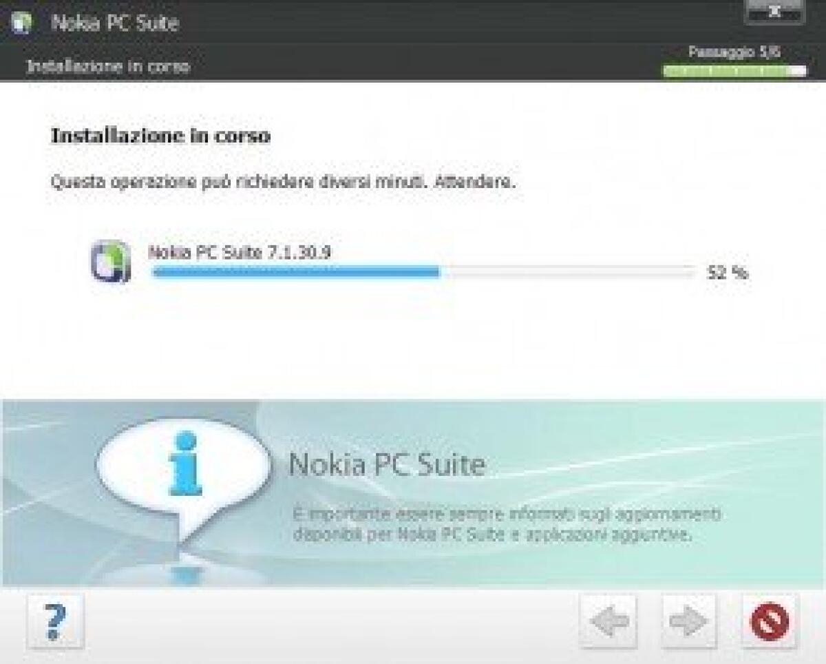 Nokia PC Suite: update 7.1.30.9 - 
