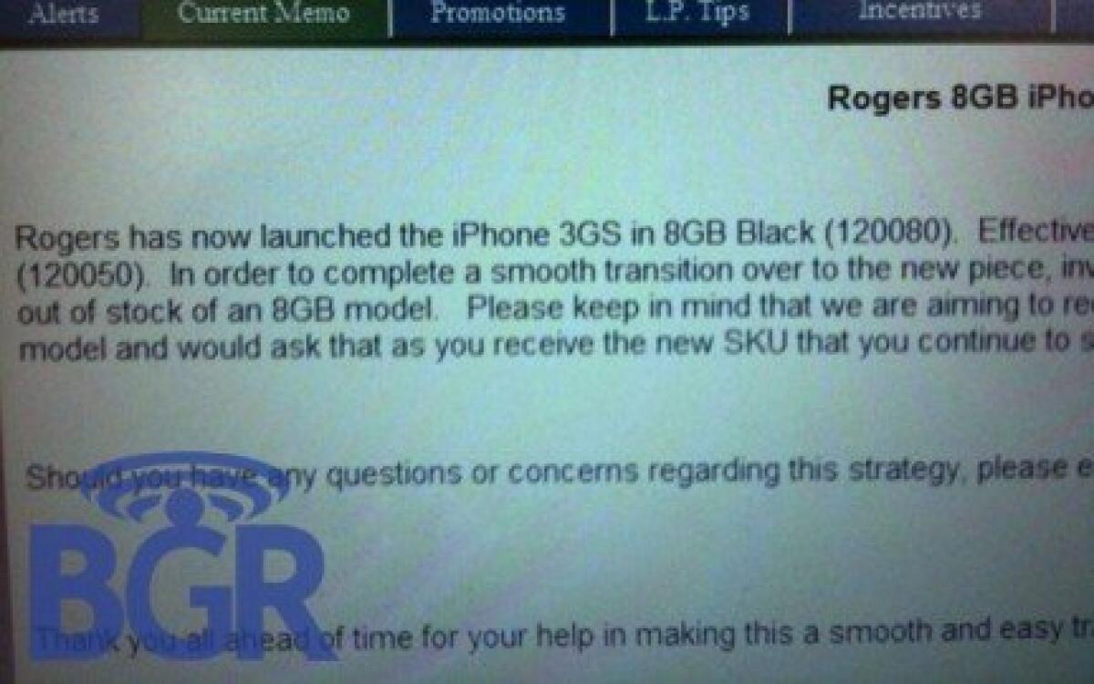Apple: in arrivo un iPhone 3GS da 8 Gb? - 