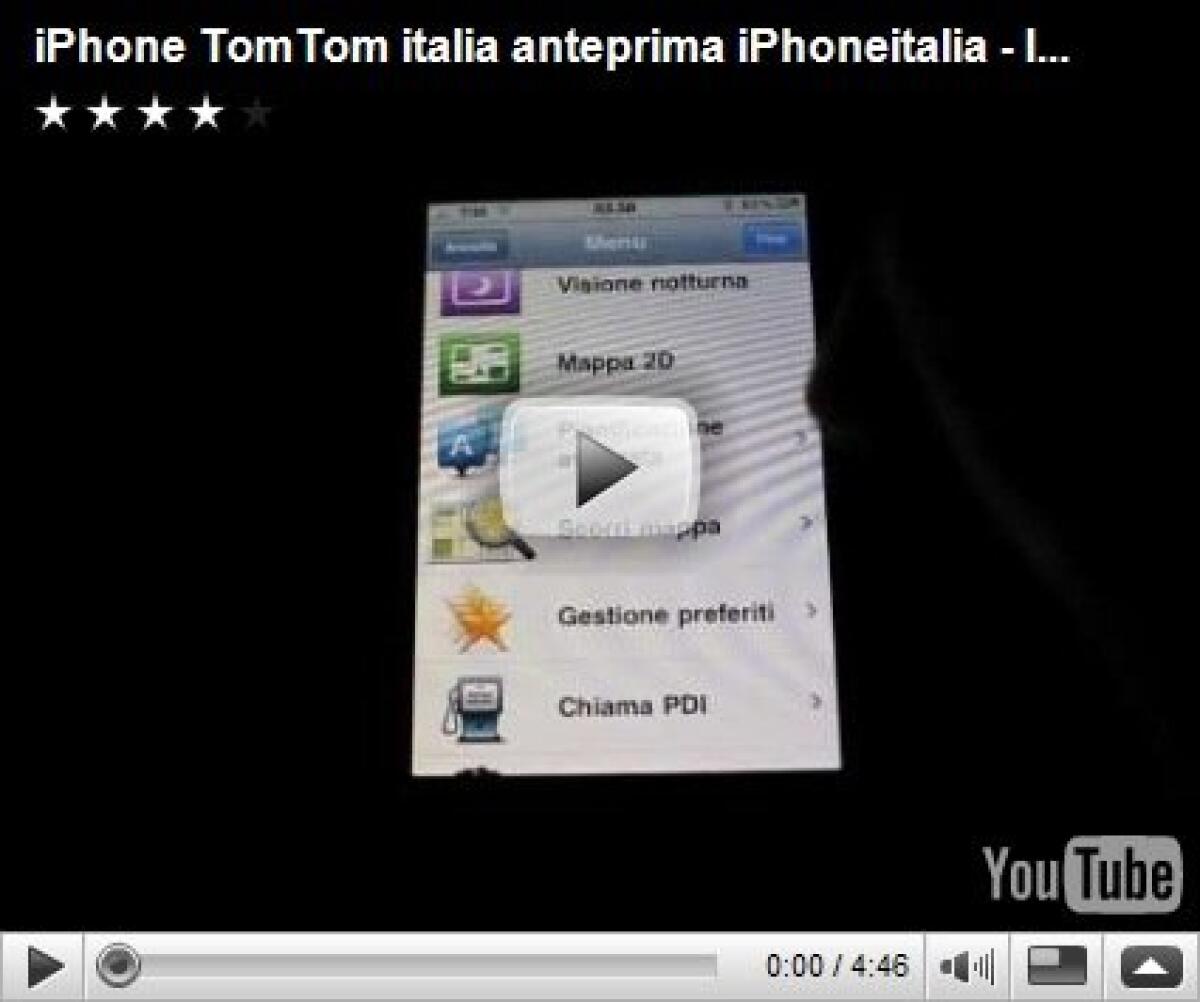 TomTom per iPhone: ecco il video in azione - 