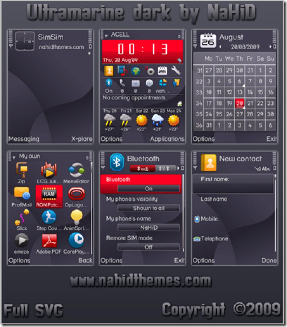 Ultramarine Dark by Nahid – Temi Symbian - 