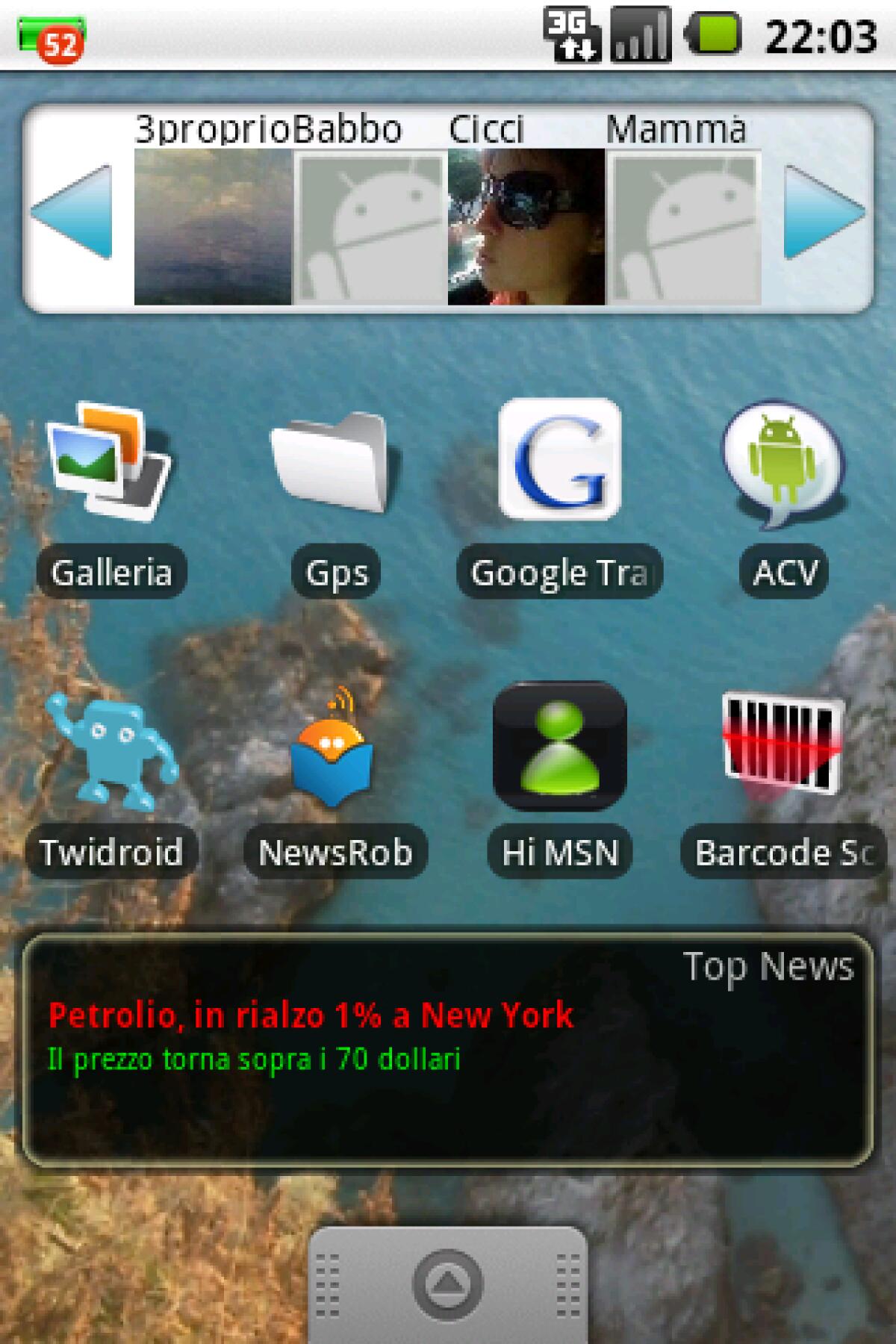 Migliori Programmi per Android: Contacts Widget – Contatti della rubrica direttamente sulla home - 
