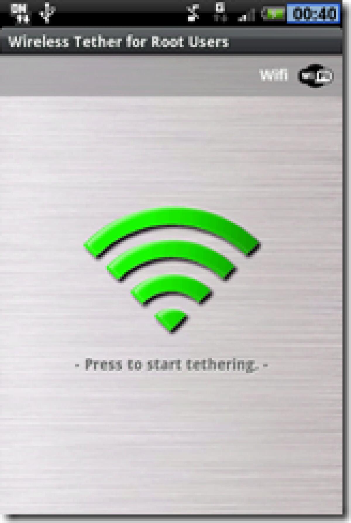 Migliori Programmi per Android: Wireless Tether, tethering gratis - 