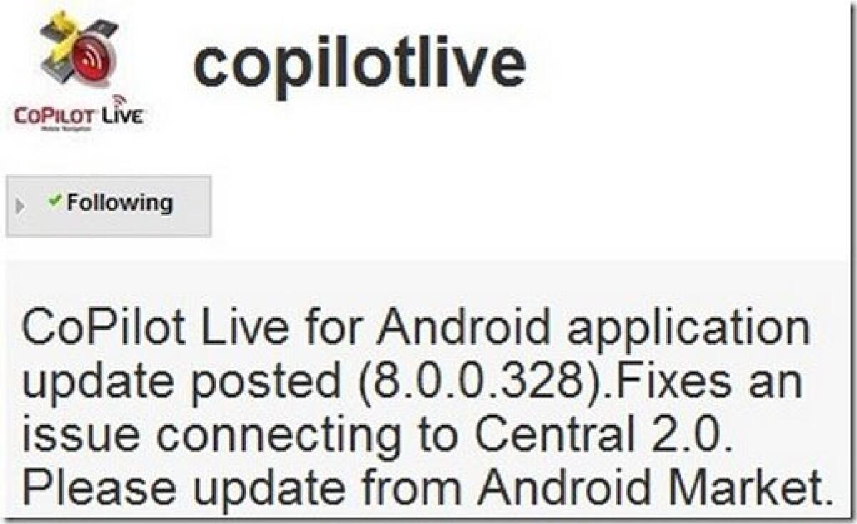 Copilot Live: update 8.0.0.328 per Android - 