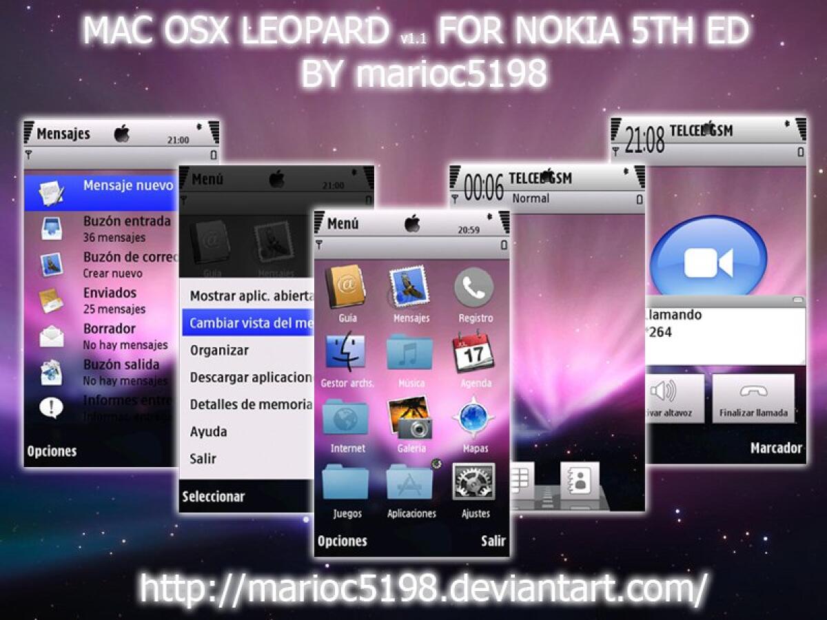 MacOSX Leopart – Temi Symbian e Nokia S60 v5 - 
