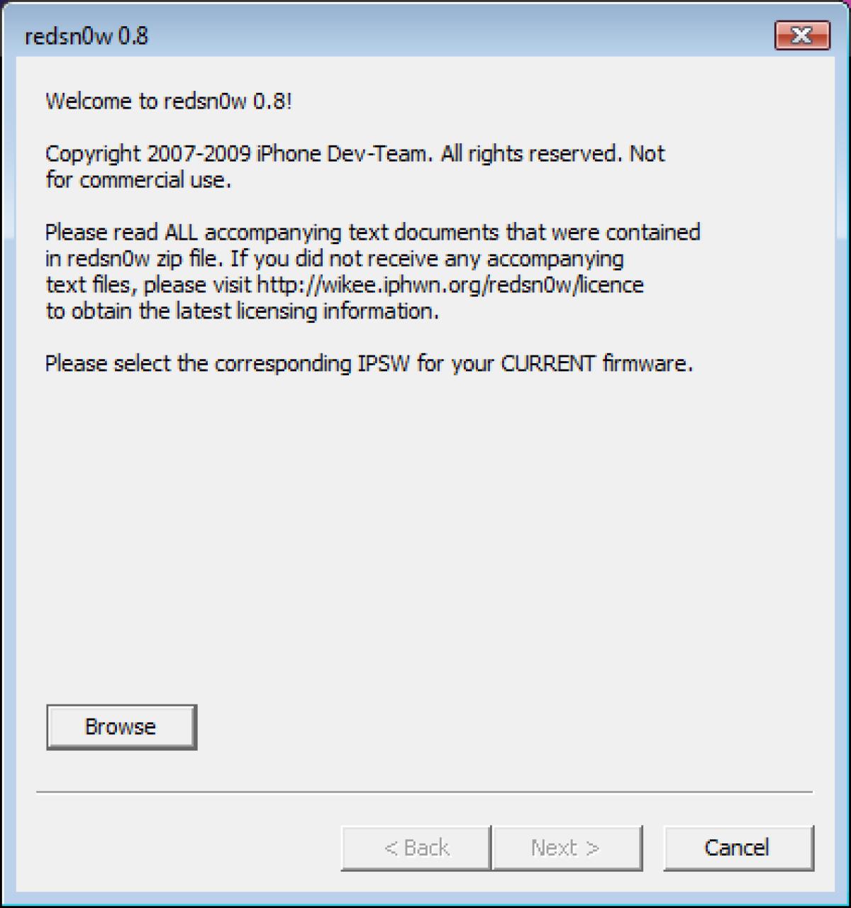 Guida: JailBreak Firmware 3.0.1 per iPhone e iPod Touch con RedSnow Su Windows - 